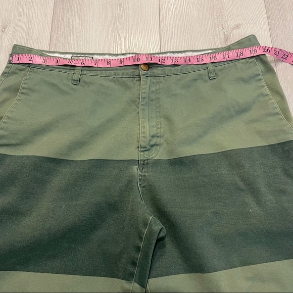 VOLCOM Men’s Monty Block Green Stripe Shorts Size 38 - Picture 3 of 7